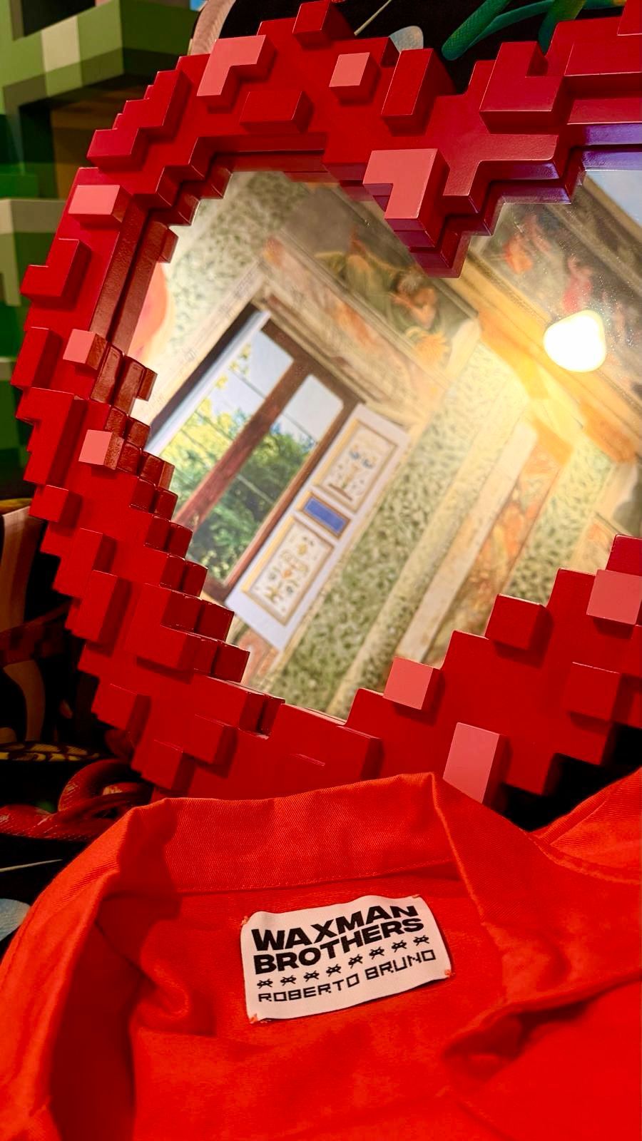 Pixel Mirror Waxman designed by Roberto Bruno for Seletti