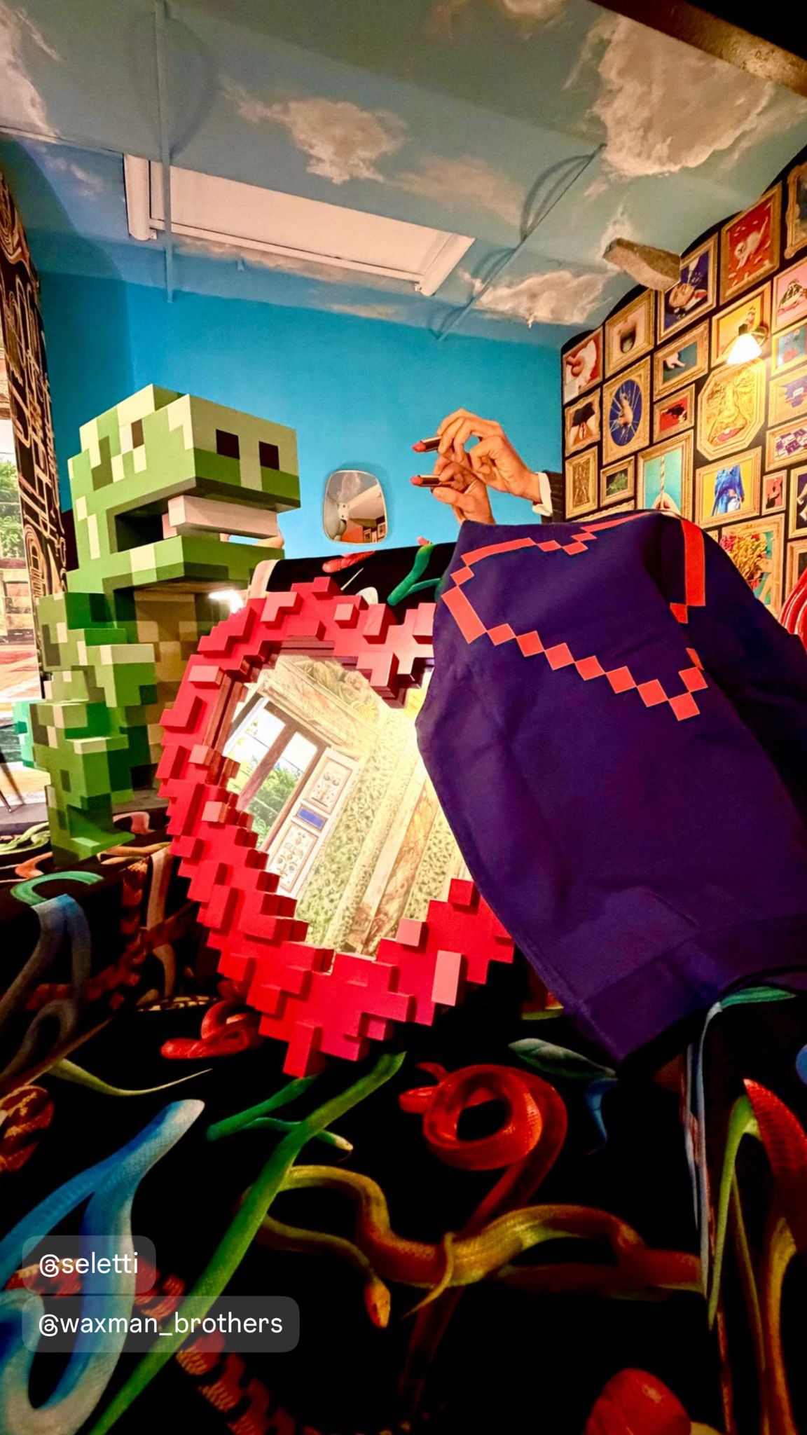 Pixel Mirror designed by Roberto Bruno for Seletti