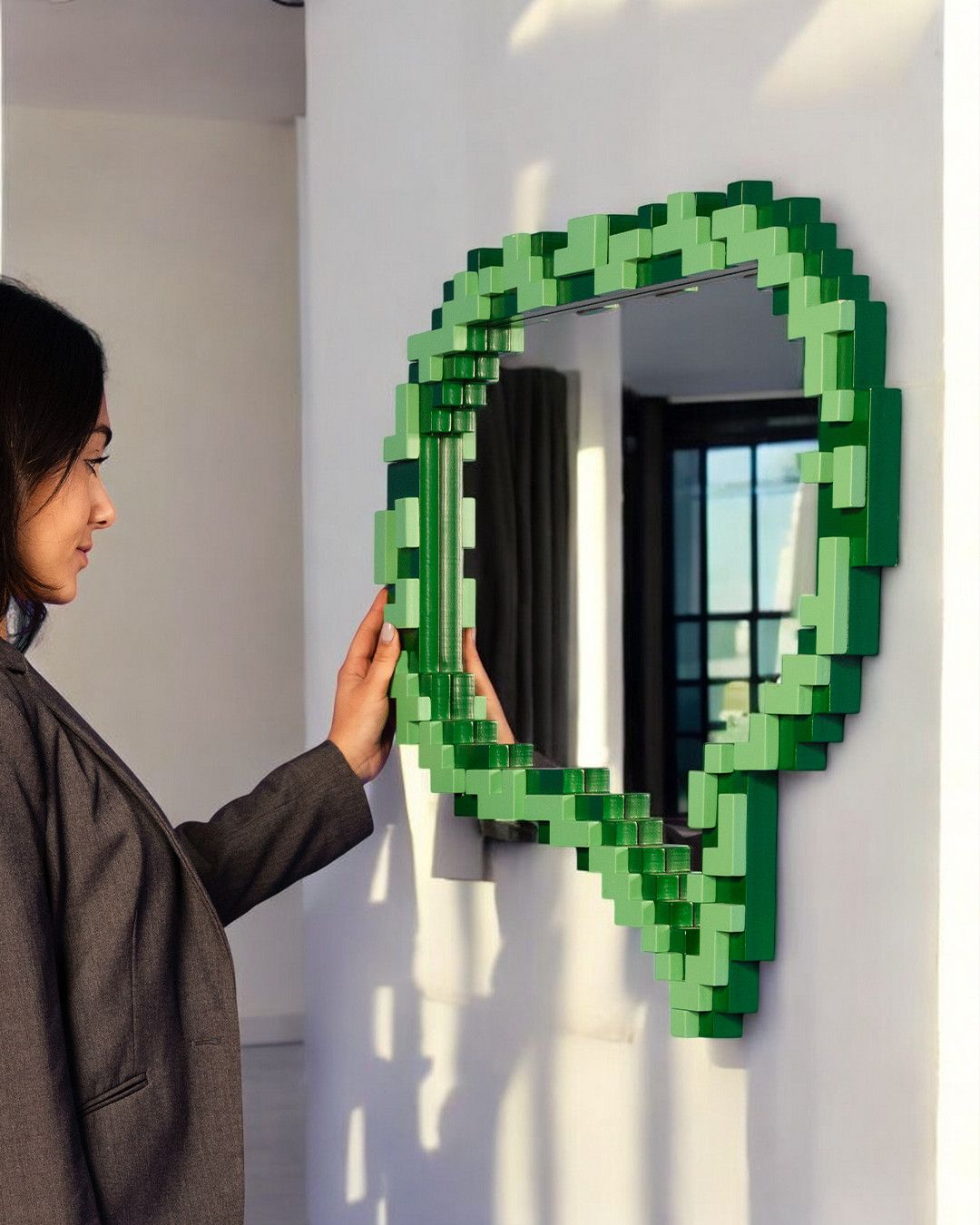 Pixel Mirror Comics designed by Roberto Bruno for Seletti