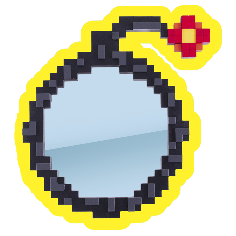 Pixel Mirror designed by Roberto Bruno for Seletti